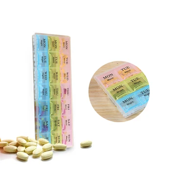 Large-capacity pill box one week pill box colorful three rows 21 grid storage box portable compartment mini pill storage box
Large-capacity pill box one week pill box colorful three rows 21 grid storage box portable compartment mini pill storage box