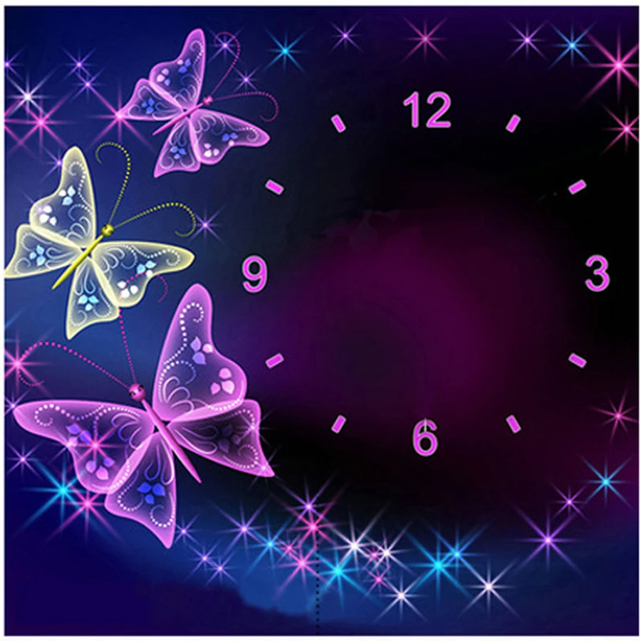 Diy 3d diamond painting wall clock crystal butterfly pattern full square rhinestone 5d diamond embroidery artwork mosaic clock
Diy 3d diamond painting wall clock crystal butterfly pattern full square rhinestone 5d diamond embroidery artwork mosaic clock