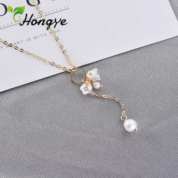 Hongye Freshwater Pearls Necklaces Ladies Beaded Charm Pendant Chain Necklace Gold Tone Fashion Jewelry Neck Accessories Chain
Hongye Freshwater Pearls Necklaces Ladies Beaded Charm Pendant Chain Necklace Gold Tone Fashion Jewelry Neck Accessories Chain