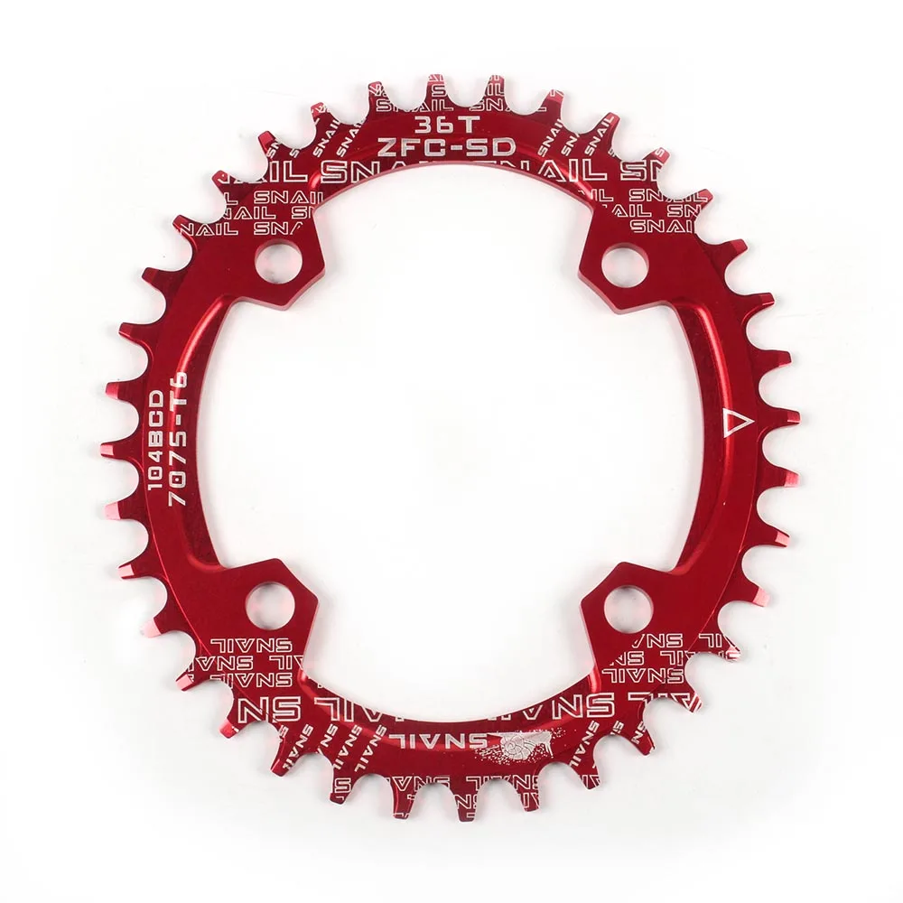 Bike Narrow Wide Chainring Crankset Oval Round Single Chainwheel MTB Mountain Bike BCD 104MM Chainrings 32T / 34T / 36T
Bike Narrow Wide Chainring Crankset Oval Round Single Chainwheel MTB Mountain Bike BCD 104MM Chainrings 32T / 34T / 36T