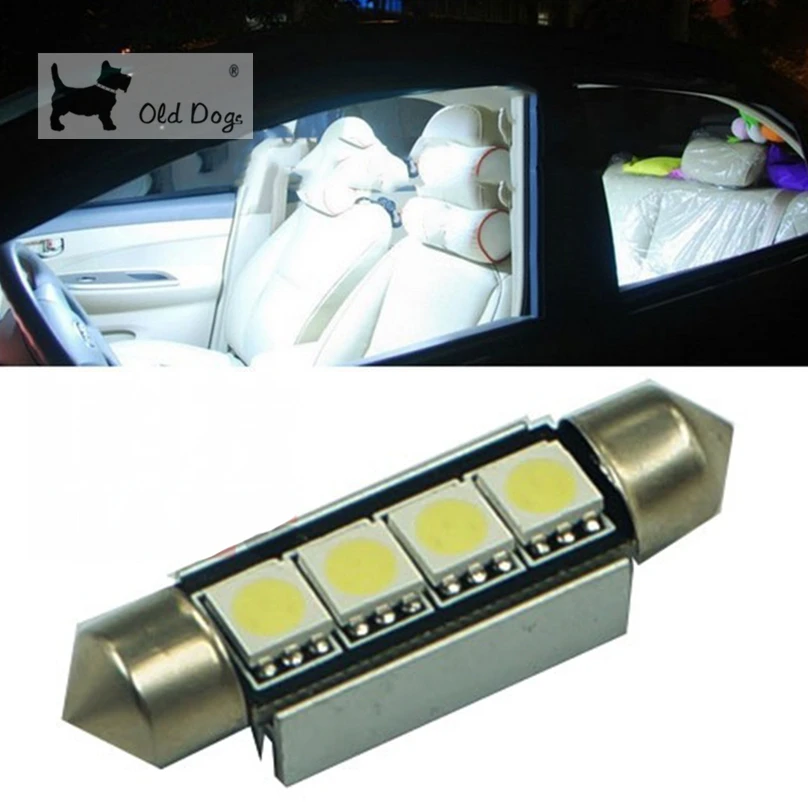 50Pcs Cool White CANBUS Error Free 5050 C5W Festoon 4SMD DE3423 6418 Car styling Interior Bulb License Plate Light free shipping
50Pcs Cool White CANBUS Error Free 5050 C5W Festoon 4SMD DE3423 6418 Car styling Interior Bulb License Plate Light free shipping