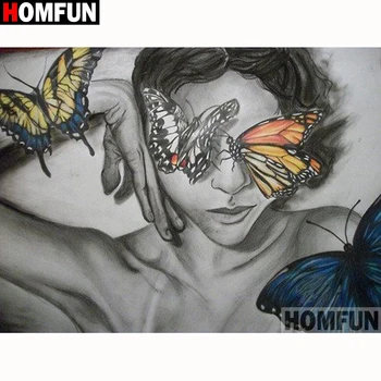 HOMFUN Full Square/Round Drill 5D DIY Diamond Painting "Beauty butterfly" Embroidery Cross Stitch 5D Home Decor Gift A18143
HOMFUN Full Square/Round Drill 5D DIY Diamond Painting "Beauty butterfly" Embroidery Cross Stitch 5D Home Decor Gift A18143