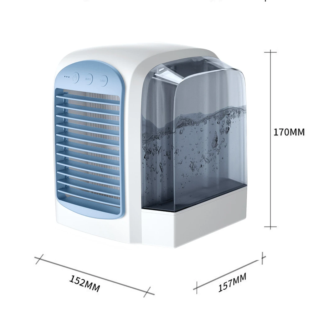 Convenient Air Cooler Portable Fan Digital Air Conditioner Humidifier Space Easy Cool Purifies Cooler for Home Office
Convenient Air Cooler Portable Fan Digital Air Conditioner Humidifier Space Easy Cool Purifies Cooler for Home Office