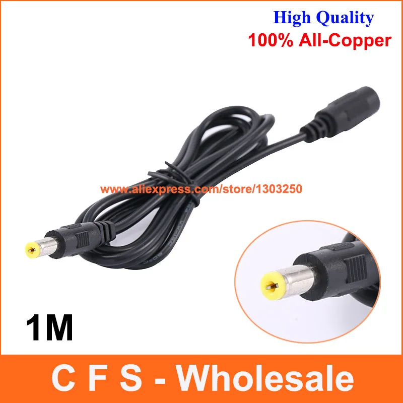 100pcs Power supply DC 5.5 x 2.1mm Female to Male Plug Cable adapter extension cord 1M 1 meter 3.4FT Free shipping
100pcs Power supply DC 5.5 x 2.1mm Female to Male Plug Cable adapter extension cord 1M 1 meter 3.4FT Free shipping