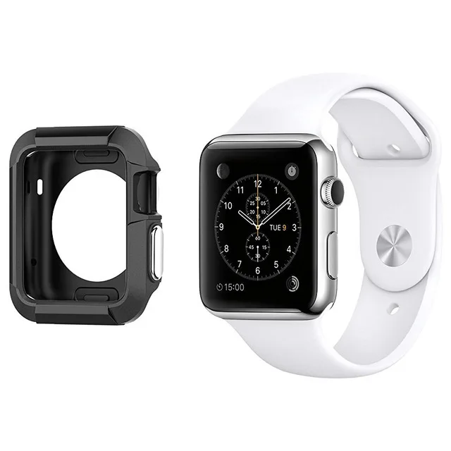 6 Colour Universal Slim Rugged Protective TPU Cover Armor Case for Apple Watch Series 1 Series 2 Series 3 38mm 42mm
6 Colour Universal Slim Rugged Protective TPU Cover Armor Case for Apple Watch Series 1 Series 2 Series 3 38mm 42mm