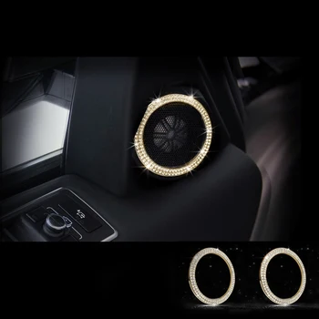 2pcs Silver / Gold Diamond Style Door Stereo Speaker Decorator Ring Trim For Land Rover Discovery 5 LR5 2017-2018
2pcs Silver / Gold Diamond Style Door Stereo Speaker Decorator Ring Trim For Land Rover Discovery 5 LR5 2017-2018