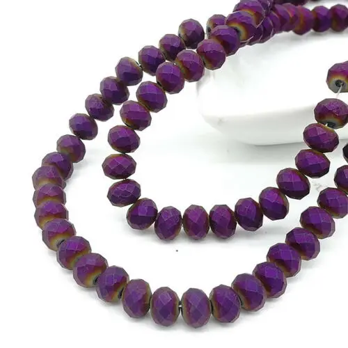 BEAUCHAMP Dull polish Crystal Czech Beads Rondelle Faceted Matte Frosted Necklace Beading Jewelry Earring Bow Knot Accessories
BEAUCHAMP Dull polish Crystal Czech Beads Rondelle Faceted Matte Frosted Necklace Beading Jewelry Earring Bow Knot Accessories