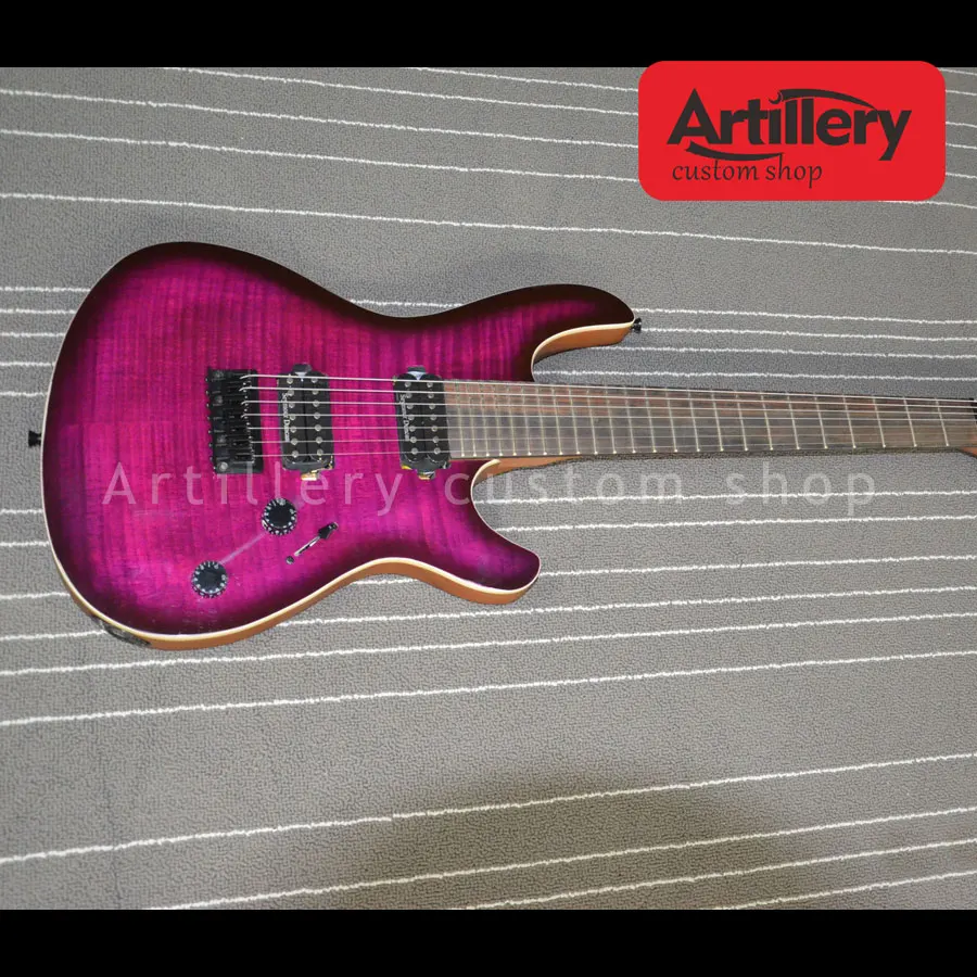 Free shipping factory custom Mayones electric guitar 7 strings with flamed maple top mahogany body with musical instrument
Free shipping factory custom Mayones electric guitar 7 strings with flamed maple top mahogany body with musical instrument