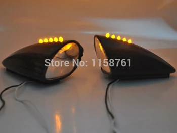 Black Motorcycle LED Turn Signal Pig Spotter Mirror Case for Suzuki GSXR 600 750 GSXR600 GSXR750
Black Motorcycle LED Turn Signal Pig Spotter Mirror Case for Suzuki GSXR 600 750 GSXR600 GSXR750