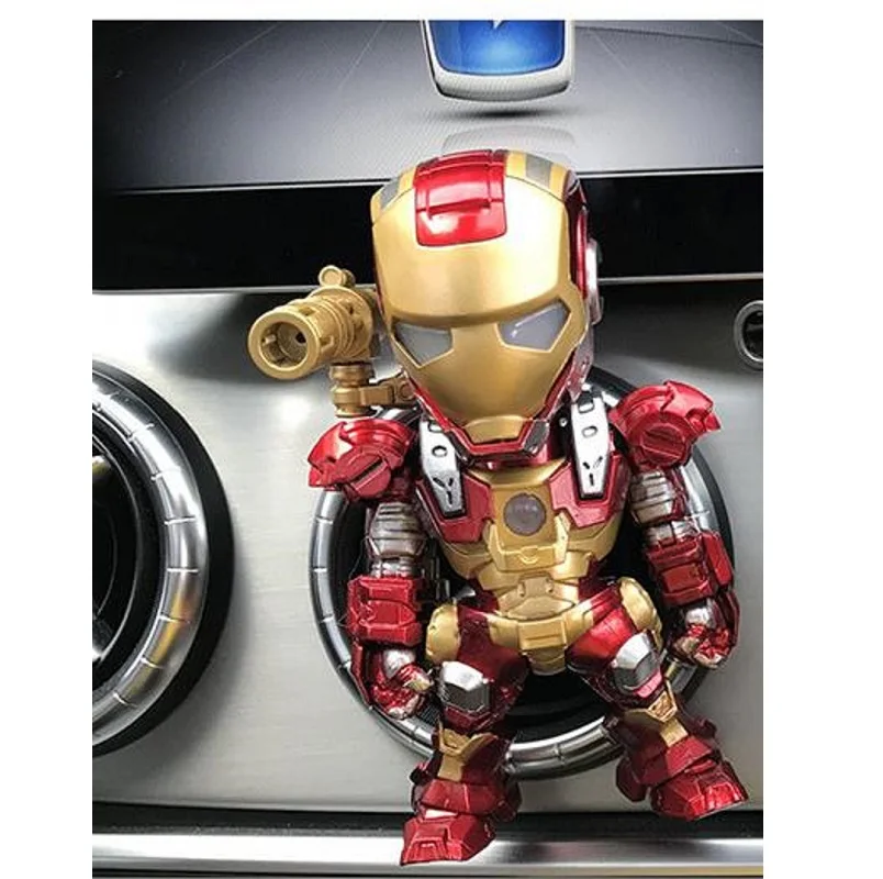 For Avengers iron man can move Q version iron man toy MK43 tide hand car set doll PVC Action Figure Model Doll Toy air condition
For Avengers iron man can move Q version iron man toy MK43 tide hand car set doll PVC Action Figure Model Doll Toy air condition