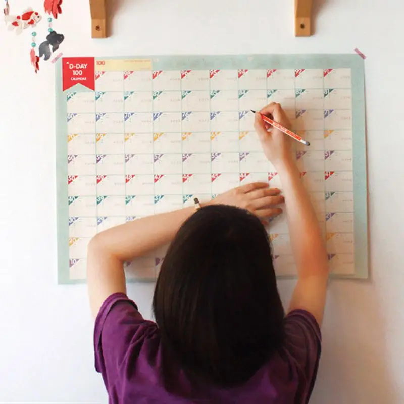 5Pcs 100 Days Countdown Calendar Schedule Learning Goals Work Planner Periodic Agenda Table Strategy Games
5Pcs 100 Days Countdown Calendar Schedule Learning Goals Work Planner Periodic Agenda Table Strategy Games