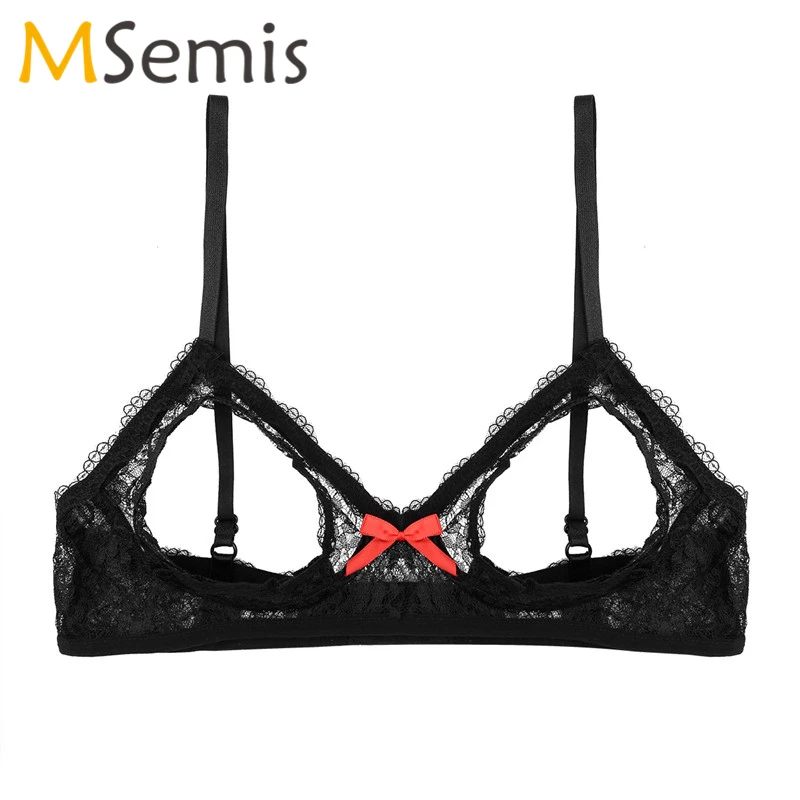 Women Open Cup Bra Sexy Lingerie Lady Lace Floral See-through Bra Top Triangle Bralette V-neckline Wire-free Satin Underwear
Women Open Cup Bra Sexy Lingerie Lady Lace Floral See-through Bra Top Triangle Bralette V-neckline Wire-free Satin Underwear