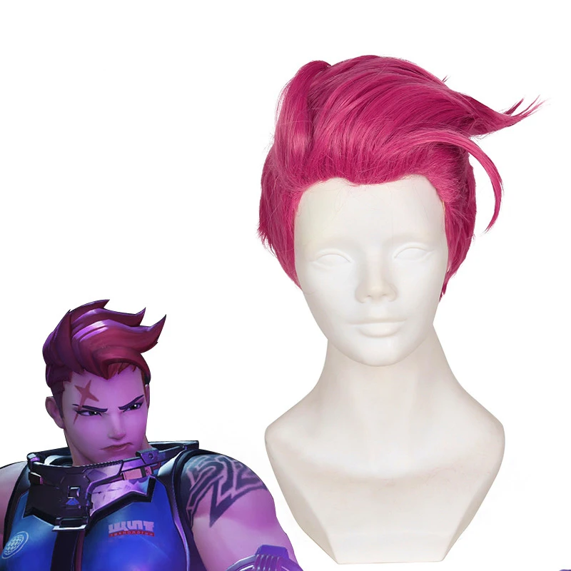 Game Cosplay Wig for Man Boys 30ccm 11.81" Short Heat Resistant Synthetic Hair for Overwatch OW Zarya Wig Rose-pink Gift
Game Cosplay Wig for Man Boys 30ccm 11.81" Short Heat Resistant Synthetic Hair for Overwatch OW Zarya Wig Rose-pink Gift