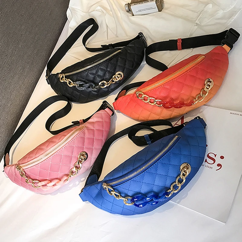 2019 new sewing thread pockets Europe and America fashion chest bag simple rhombic small bag chain ladies Baita diagonal package
2019 new sewing thread pockets Europe and America fashion chest bag simple rhombic small bag chain ladies Baita diagonal package