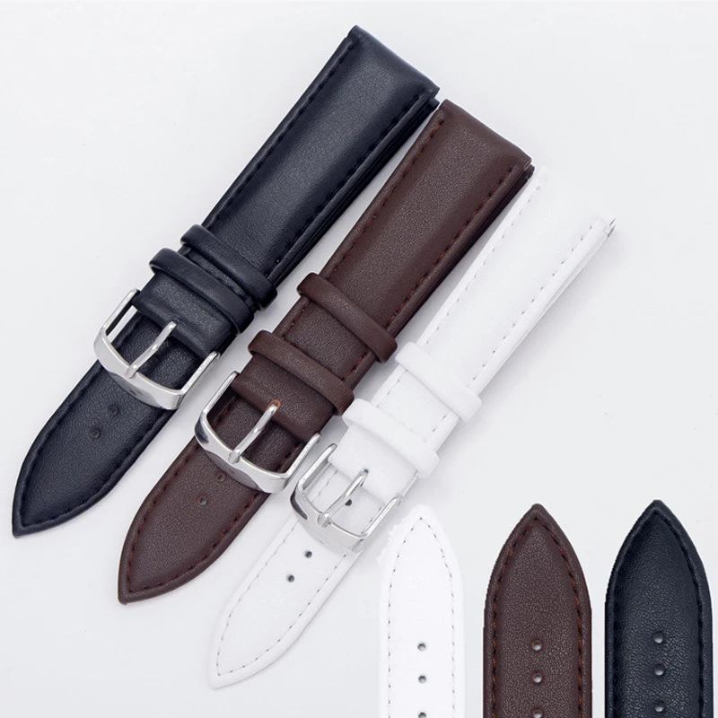 KZfashion Watch Band Smooth Leather Watch Strap Leather Belt 22/20/18mm Silver Buckle Strap Earth Buckle 2018 #A
KZfashion Watch Band Smooth Leather Watch Strap Leather Belt 22/20/18mm Silver Buckle Strap Earth Buckle 2018 #A