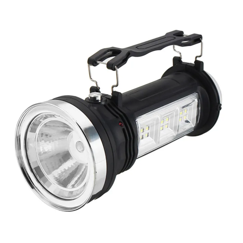 Solar LED Lantern Flashlight Portable Outdoor Rechargeable Light Searchlight Camping Hanging | Освещение
