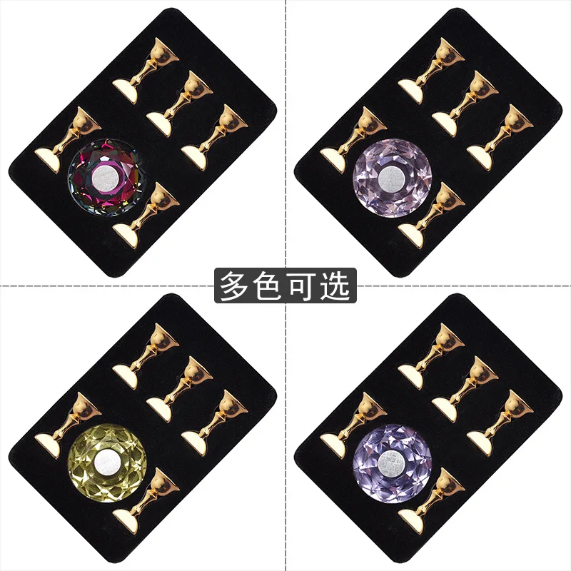 1pc/set DIY Nail Form Tools Nail Art Display Shelf Crystal Diamond Base False Nails Stand Seat Manicure Showing Holder With Box
1pc/set DIY Nail Form Tools Nail Art Display Shelf Crystal Diamond Base False Nails Stand Seat Manicure Showing Holder With Box