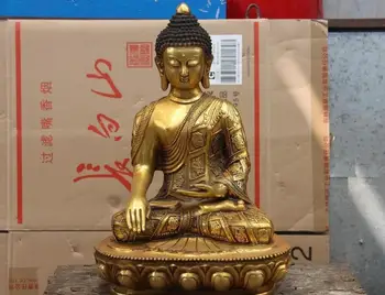 Tibetan Buddhism Temple Bronze Eight treasures Tathagata Sakyamuni Buddha Statue
Tibetan Buddhism Temple Bronze Eight treasures Tathagata Sakyamuni Buddha Statue