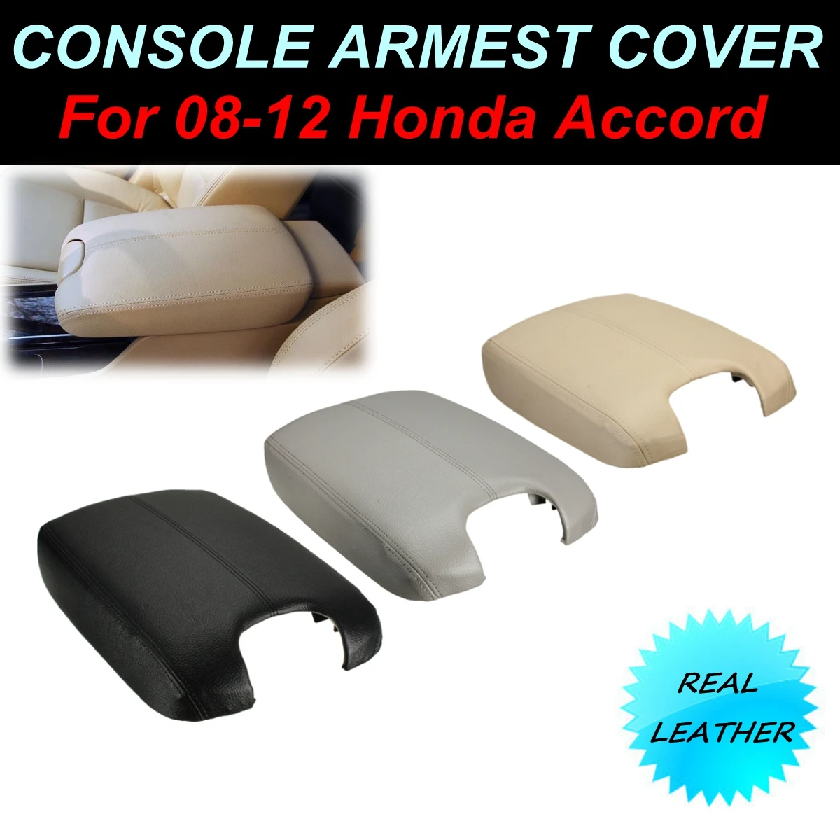 For Honda For Accord 2008 2009 2010 2011 2012 Car Real Leather Armrest Cover + Plastic Console Lid Armrest
For Honda For Accord 2008 2009 2010 2011 2012 Car Real Leather Armrest Cover + Plastic Console Lid Armrest