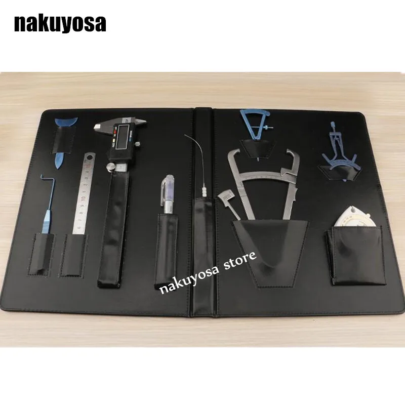 10pcs/set Titanium alloy Medical Ophthalmology Equipment Double eyelids Designer Nose fat Measuring instrument Measuring kit
10pcs/set Titanium alloy Medical Ophthalmology Equipment Double eyelids Designer Nose fat Measuring instrument Measuring kit