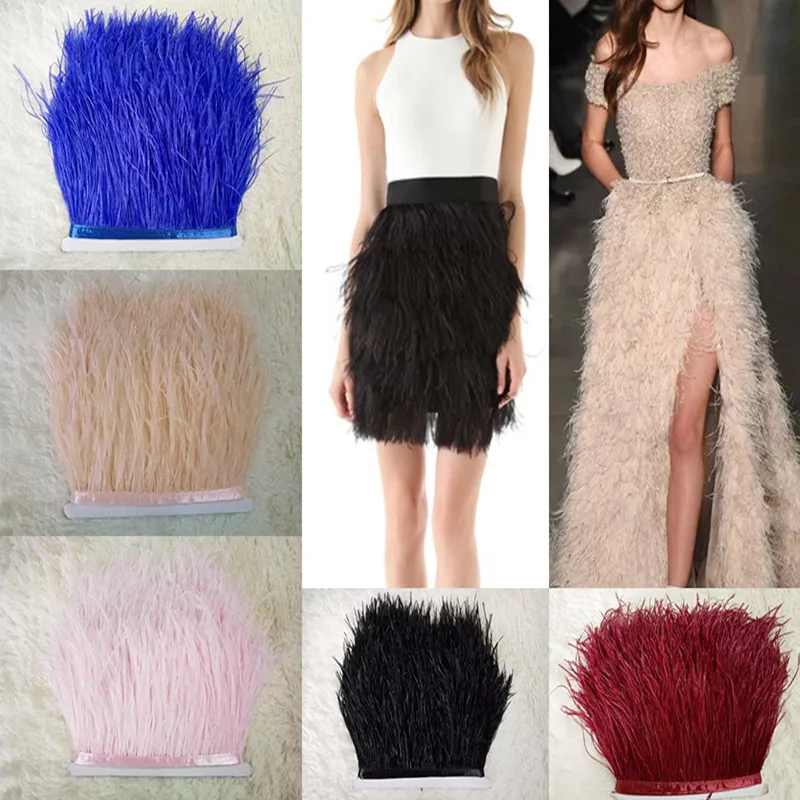 1 Yard/lot Multi Color Long Ostrich Feather Plumes Fringe trim13-15cm Feather Boa Stripe for Party Clothing Accessories GPD8194
1 Yard/lot Multi Color Long Ostrich Feather Plumes Fringe trim13-15cm Feather Boa Stripe for Party Clothing Accessories GPD8194