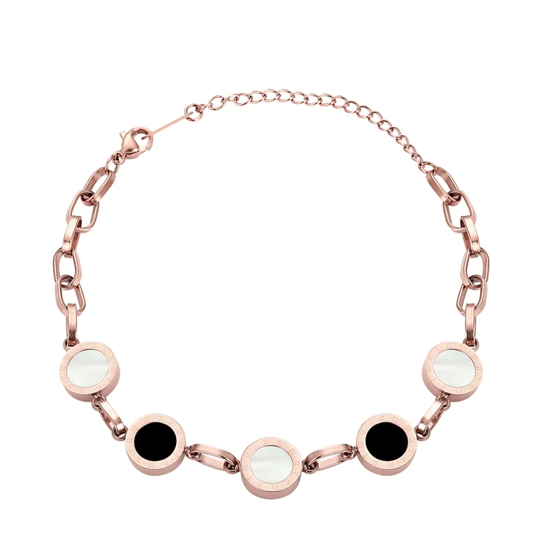 Gorgeous Rose Color White Shell Black Resin Charm Bracelet Wedding Party Beads Bracelets For Women Bridal Pulseras wholesale
Gorgeous Rose Color White Shell Black Resin Charm Bracelet Wedding Party Beads Bracelets For Women Bridal Pulseras wholesale