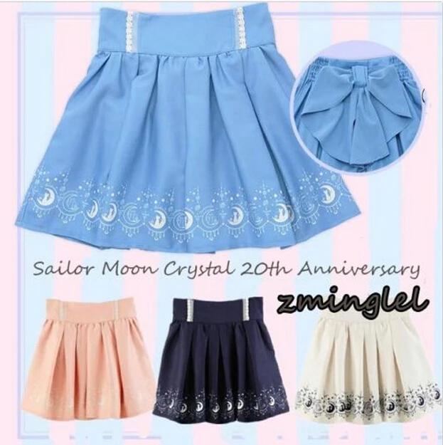 Unique Girls Anime Sailor Moon 20th Anniversary Mini Skirt Pleated Skirt Big Back Bow Lolita Cute
Unique Girls Anime Sailor Moon 20th Anniversary Mini Skirt Pleated Skirt Big Back Bow Lolita Cute