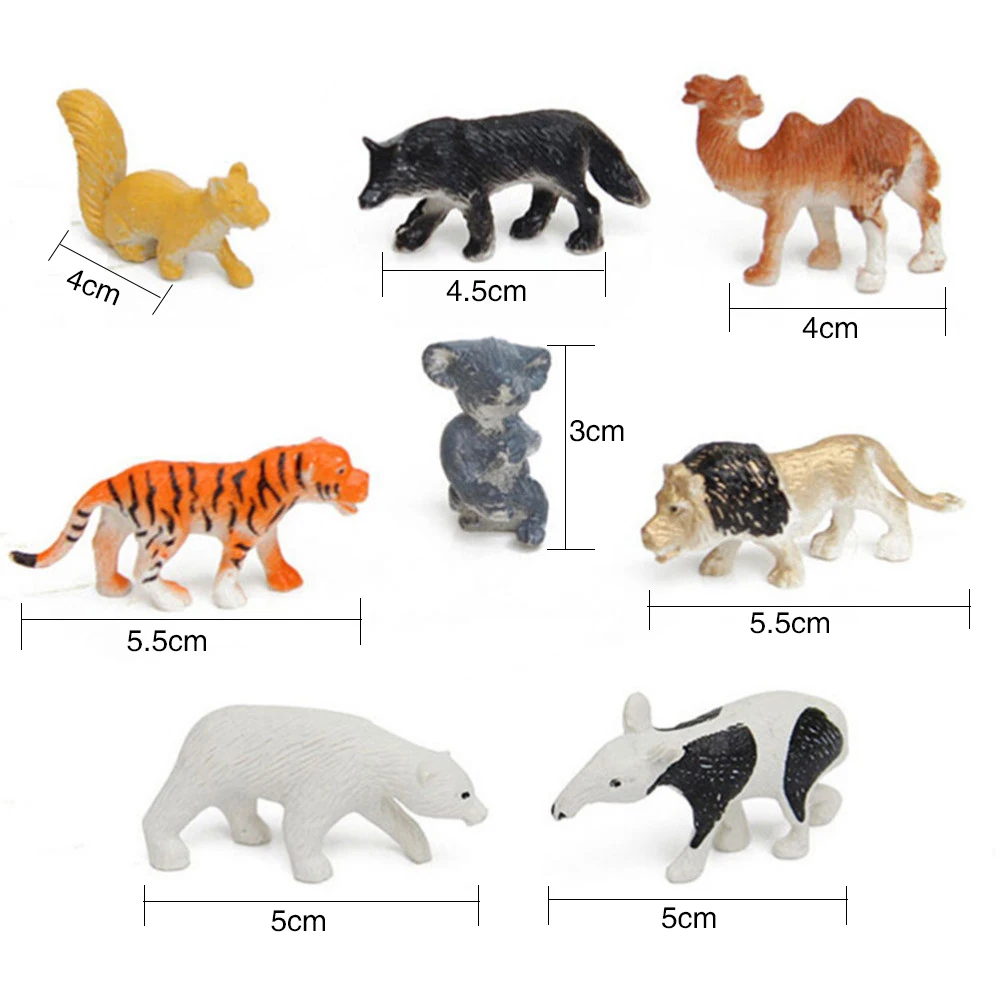 Multi-Colored Developmental Toy Kids of Wild Animal Figures Toys Hard Plastic Kid Children Animal Model Set Action Kit 8pcs/lot
Multi-Colored Developmental Toy Kids of Wild Animal Figures Toys Hard Plastic Kid Children Animal Model Set Action Kit 8pcs/lot
