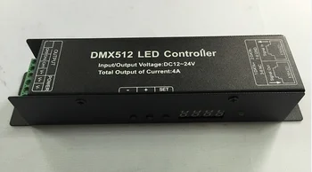 Digital tube DMX 512 Led Decoder 4A/CH DC12-24V DMX512 LED Controller for Led Strip Lights
Digital tube DMX 512 Led Decoder 4A/CH DC12-24V DMX512 LED Controller for Led Strip Lights