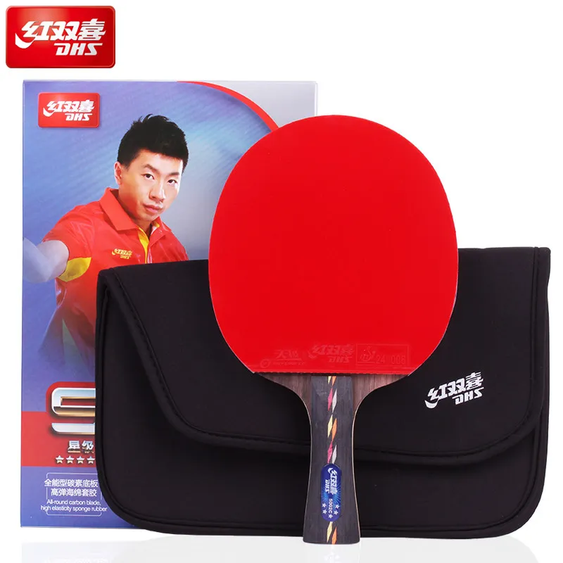 DHS Table tennis rackets 5-star 5002c 5006c 5 ply wood+ 2 ply carbon classic structure for training ping pong bat
DHS Table tennis rackets 5-star 5002c 5006c 5 ply wood+ 2 ply carbon classic structure for training ping pong bat