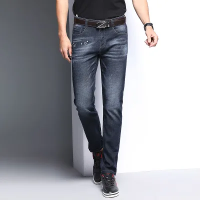Men's jeans new trend elastic business men's casual straight Slim summer thin section comfortable breathable pants
Men's jeans new trend elastic business men's casual straight Slim summer thin section comfortable breathable pants