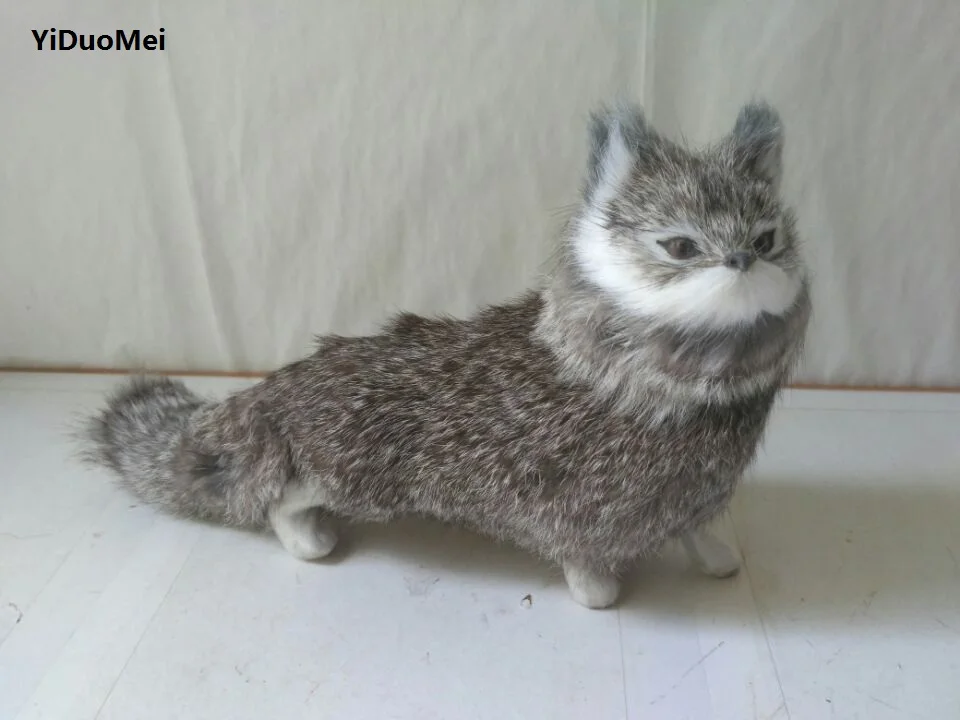 artificial fox model plastic& furs gray fox about 25x15cm handicraft prop,home desk decoration gift a1523
artificial fox model plastic& furs gray fox about 25x15cm handicraft prop,home desk decoration gift a1523