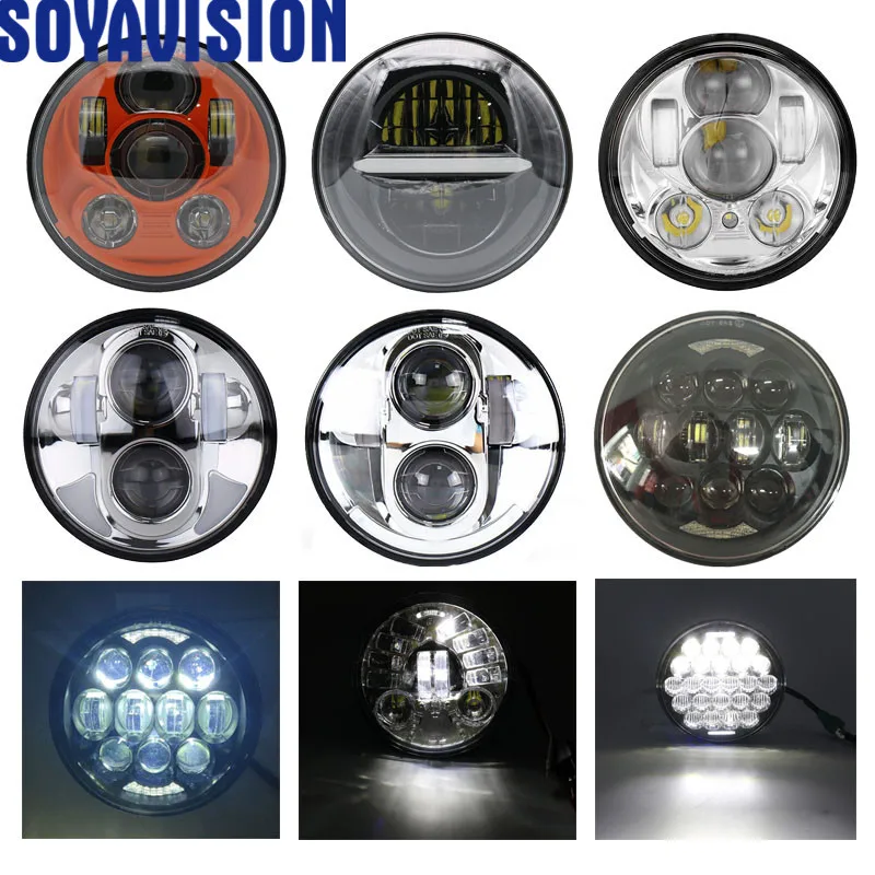 5.75" 5 3/4" LED Motorcycle Headlight Motor Black DRL For Harley Sportster 883 48 72 1200 Dyna Motor 5 3/4 INCH led headlamp
5.75" 5 3/4" LED Motorcycle Headlight Motor Black DRL For Harley Sportster 883 48 72 1200 Dyna Motor 5 3/4 INCH led headlamp