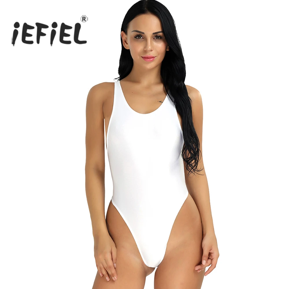 Sexy Womens Playsuit One-piece Bodysuit Women's Thong Leotard Body Dancewear with Cutout Back Open Butt Night Clubwear
Sexy Womens Playsuit One-piece Bodysuit Women's Thong Leotard Body Dancewear with Cutout Back Open Butt Night Clubwear