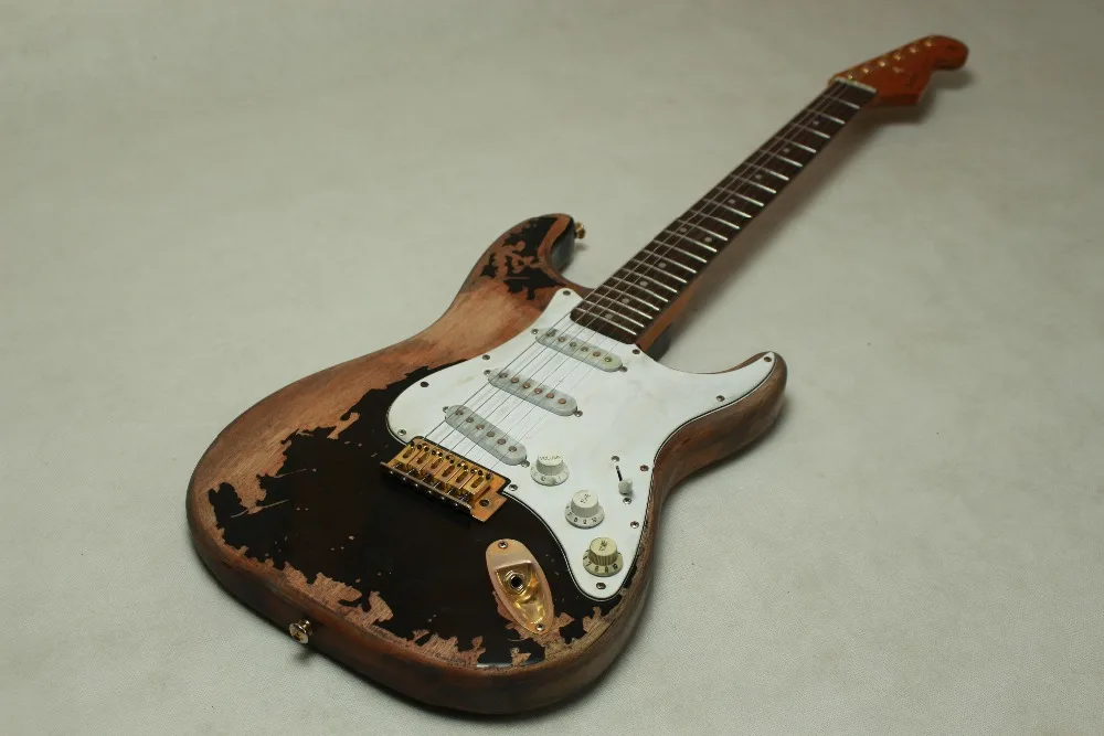 Guaranteed quality Handmade Relic Collection Brown ST strat tremolo Guitarra aged family collection start relic guitar
Guaranteed quality Handmade Relic Collection Brown ST strat tremolo Guitarra aged family collection start relic guitar