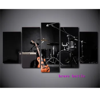 Music Guitar Drum Instruments Canvas Painting Living Room Home Decor Modern Mural Art Oil Painting
Music Guitar Drum Instruments Canvas Painting Living Room Home Decor Modern Mural Art Oil Painting