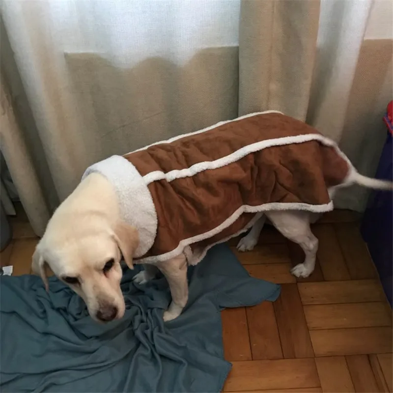 Large Dog Vest Luxury Buckskin Pet Clothes Coat for Big Dogs Labrador Winter Warm Clothing Golden Retriever Shepherd Pet Costume
Large Dog Vest Luxury Buckskin Pet Clothes Coat for Big Dogs Labrador Winter Warm Clothing Golden Retriever Shepherd Pet Costume