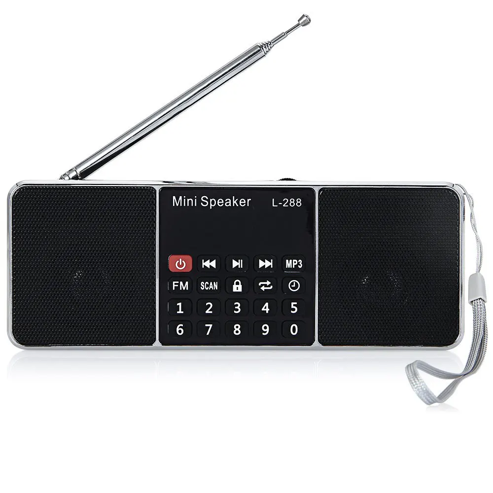 Mini Portable Rechargeable Stereo FM Radio Speaker LCD Screen Support TF Card USB Disk MP3 Music Player Loudspeaker
Mini Portable Rechargeable Stereo FM Radio Speaker LCD Screen Support TF Card USB Disk MP3 Music Player Loudspeaker
