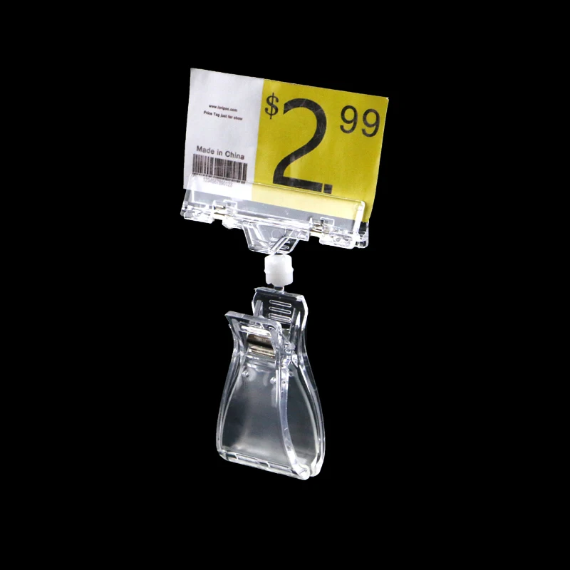 Pop Plastic Swivel Clip Sign Card Display Price Tag Holder Large Size Fit For Clear Black Label Holder Sign Clip 10pcs
Pop Plastic Swivel Clip Sign Card Display Price Tag Holder Large Size Fit For Clear Black Label Holder Sign Clip 10pcs