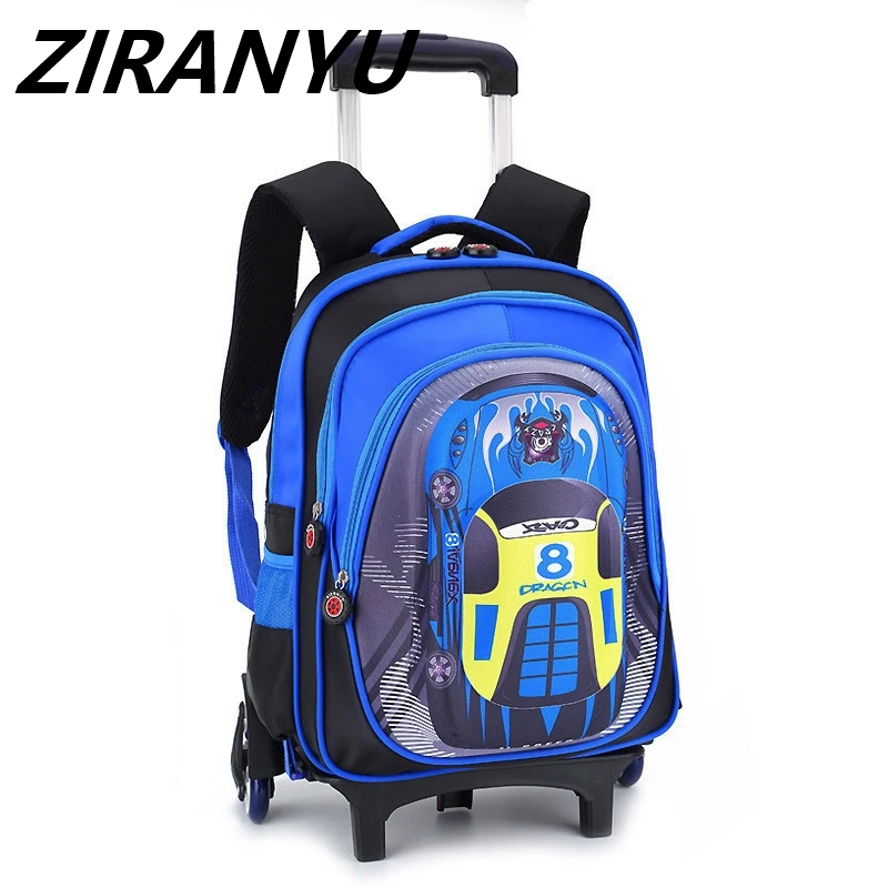 Kids Trolley School Bag for Boys Cartoon Suitcase on Wheels Waterproof Children School Backpack Girls Schoolbags
Kids Trolley School Bag for Boys Cartoon Suitcase on Wheels Waterproof Children School Backpack Girls Schoolbags