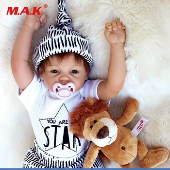 53cm Reborn Baby Doll full body soft Silicone full Vinyl Reborn Dolls blue eyes reborn bebe Dolls Girl boy Gift for Kids
53cm Reborn Baby Doll full body soft Silicone full Vinyl Reborn Dolls blue eyes reborn bebe Dolls Girl boy Gift for Kids