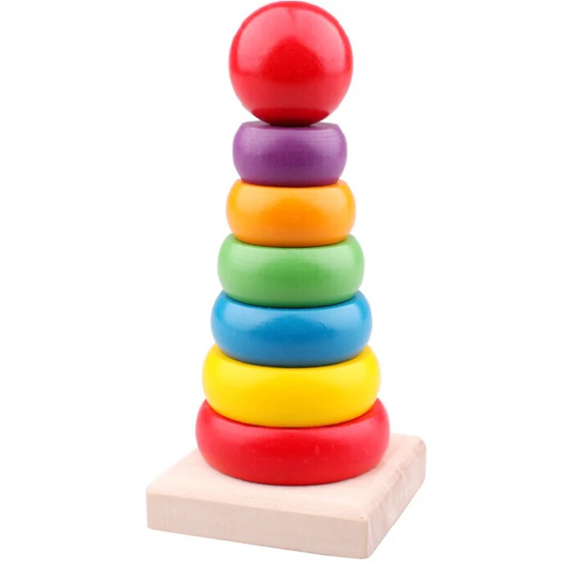 15cm Colorful Wooden Stackle Toy Rainbow Tower Matching Stacking Toy Educational Toys Stack Up Blocks Educational Kids Present
15cm Colorful Wooden Stackle Toy Rainbow Tower Matching Stacking Toy Educational Toys Stack Up Blocks Educational Kids Present