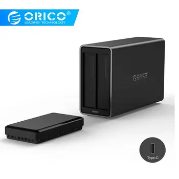 ORICO NS200C3 2 Bay Type-C Hard Drive Dock Support 20TB storage USB3.1 5Gbps UASP with 12V4A Adapter Tool Free HDD Enclosure
ORICO NS200C3 2 Bay Type-C Hard Drive Dock Support 20TB storage USB3.1 5Gbps UASP with 12V4A Adapter Tool Free HDD Enclosure