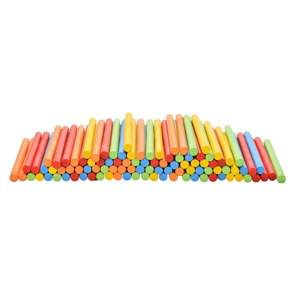 100 Pcs Counting Sticks Toy Children's Learning Game Stick Bar Counting Rod Math Arithmetic Early Teaching Aids 
100 Pcs Counting Sticks Toy Children's Learning Game Stick Bar Counting Rod Math Arithmetic Early Teaching Aids
