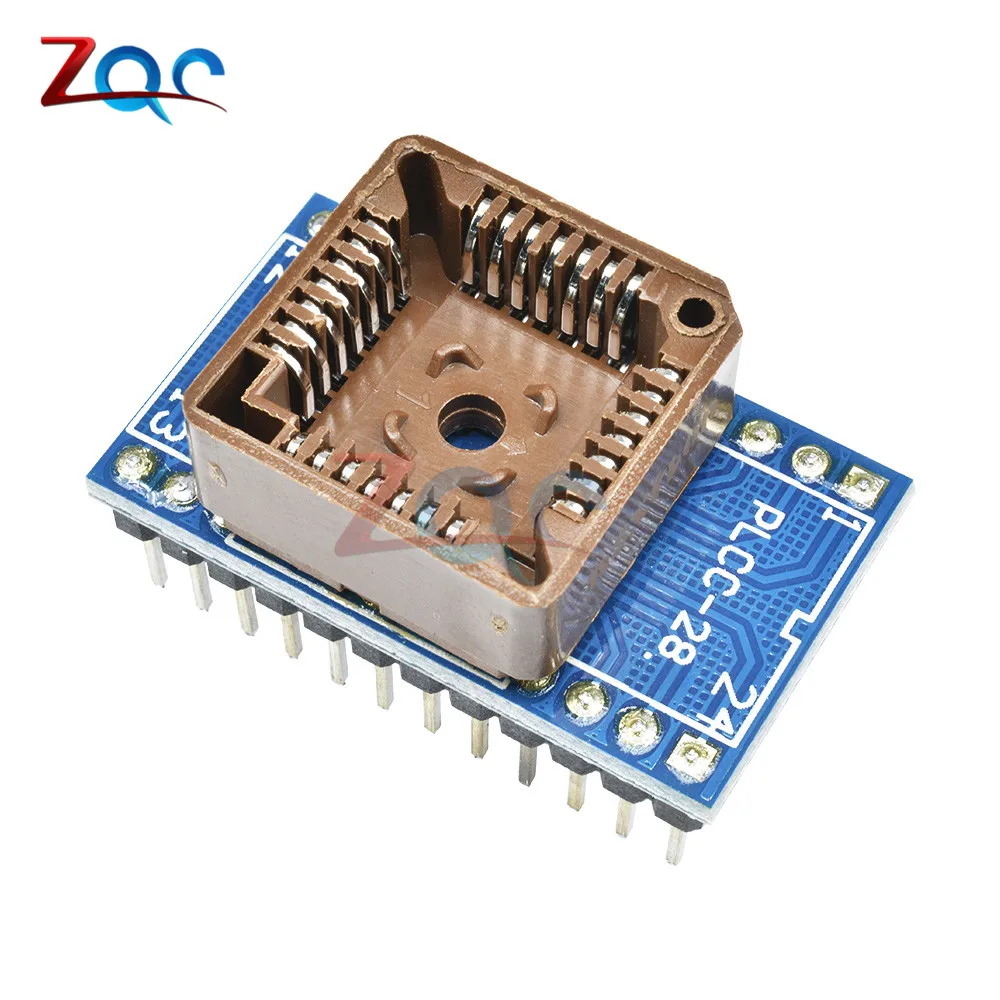 PLCC28 to DIP24 EZ Programmer Adapter Socket IC Test Socket Universal Converter Board Module
PLCC28 to DIP24 EZ Programmer Adapter Socket IC Test Socket Universal Converter Board Module