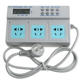 High Power AU Plug Microcomputer Control 3in1 Programmable Digital Timer Socket G08 Great Value April 4
High Power AU Plug Microcomputer Control 3in1 Programmable Digital Timer Socket G08 Great Value April 4