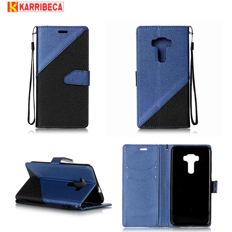 

Karribeca Flip PU Leather case for Asus Zenfone 3 Max ZC553KL cases wallet cover bag coque etui kryty tok capa funda puzdra husa