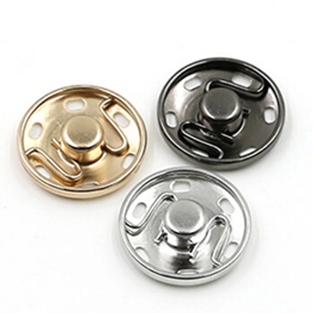 50 Sets Sew On Snaps Buttons Metal Snaps Press Studs Sewing Buttons Press Fasteners for Sewing Leather craft Clothes Bags Shoes
50 Sets Sew On Snaps Buttons Metal Snaps Press Studs Sewing Buttons Press Fasteners for Sewing Leather craft Clothes Bags Shoes