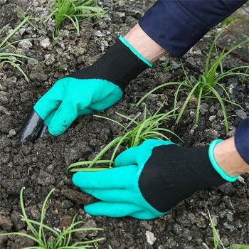 1 Pair Garden Gloves with Claws 4 ABS Plastic Rubber Gloves Quick Working Easy to Digging Pruning Tools Planting Digging Mittens
1 Pair Garden Gloves with Claws 4 ABS Plastic Rubber Gloves Quick Working Easy to Digging Pruning Tools Planting Digging Mittens