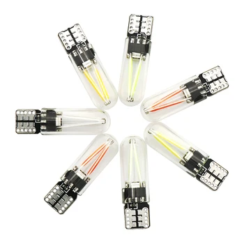 New W5W led Bulb T10 LED drl Car interior light SMD 194 168 COB Glass Auto Filament Lamp 12V 24V White Yellow Crystal blue 2
New W5W led Bulb T10 LED drl Car interior light SMD 194 168 COB Glass Auto Filament Lamp 12V 24V White Yellow Crystal blue 2